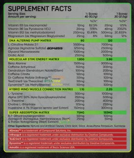 Hybrid Syn PreWorkout Frost Serum by Synful Supplements