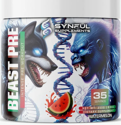 Beast PreWorkout Watermelon by Synful Supplements