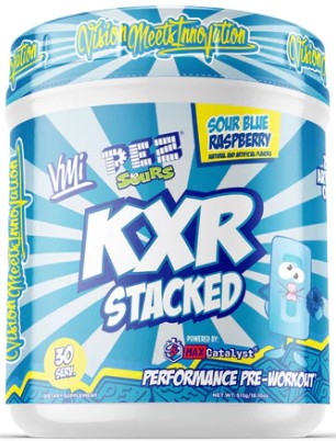 KXR Stacked Pre Sour Blue Raspberry Pez by VMI Sports
