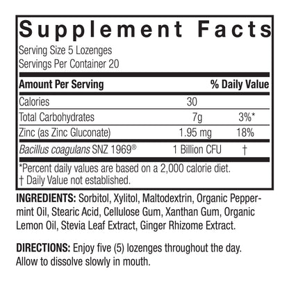 Periobrite Dry Mouth Lozenges Lemon Lime Mint by Nature's Answer