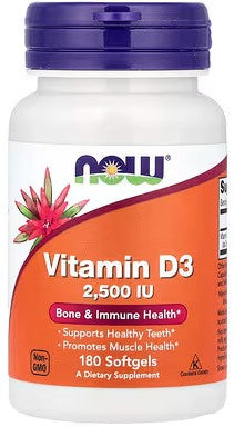 Vitamin D3 2,000iu Softgels by Now Foods