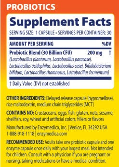 Probiotics Plus Enzymes For Regularity by Enzymedica