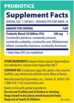 Probiotics Plus Enzymes For Gas And Bloating by Enzymedica