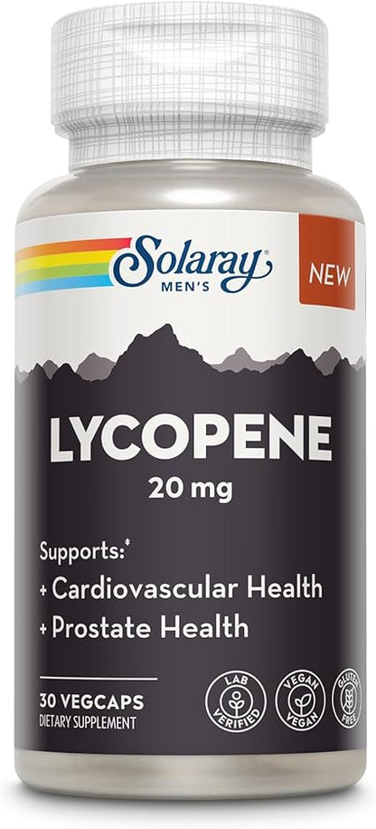 Lycopene 20mg Capsules by Solaray