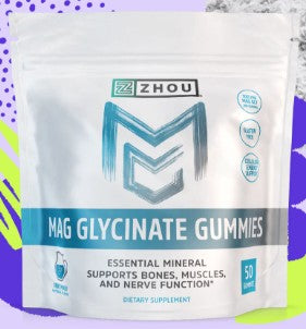Magnesium Glycinate Fruit Punch Gummies by Zhou