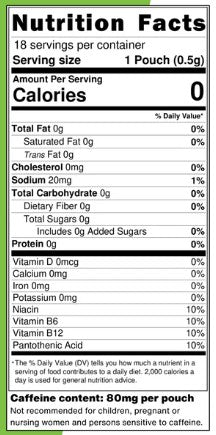 Energy Pouches Sour Apple by Grinds