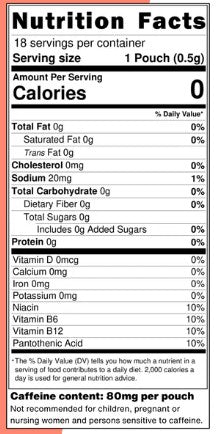Energy Pouches White Peach by Grinds