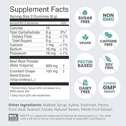 Super Beets Heart Zero Sugar Gummies by Humann