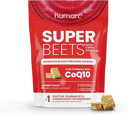 Super Beets Heart Chews with CoQ-10 by Humann