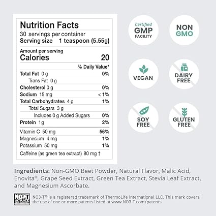 Super Beets Energy Plus Berry Powder by Humann