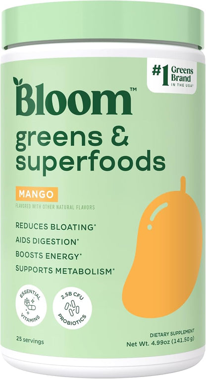 Greens & Superfoods Mango Powder by Bloom Nutrition