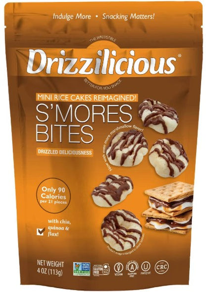 S'mores Rice Cake Bites by Drizzilicious