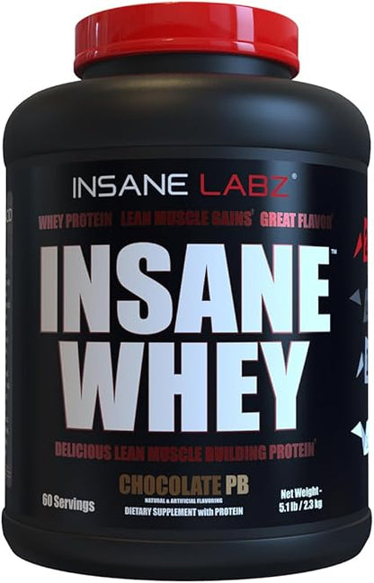 Insane Whey Protein Chocolate Peanut Butter by Insane Labz