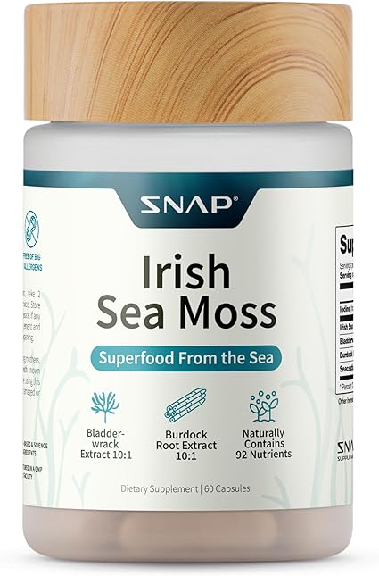 Irish Sea Moss Capsules by Snap Supplements