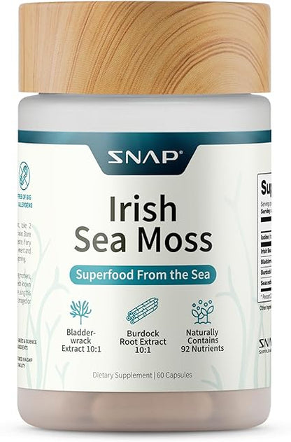 Irish Sea Moss Capsules by Snap Supplements
