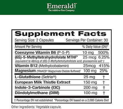 Estrogen Detox and Balance Capsules by Emerald Labs