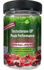Testosterone Peak Performance Gummies by Irwin Naturals