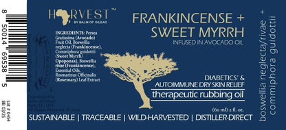 Frankinsence + Sweet Myrrh Therapeutic Rubbing Oil by Balm of Gilead