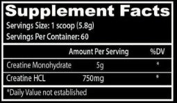 Crea-2 Unflavored Creatine by Insane Labz