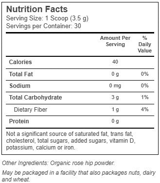 Organic Rosehip Powder by Lone Star Botanicals