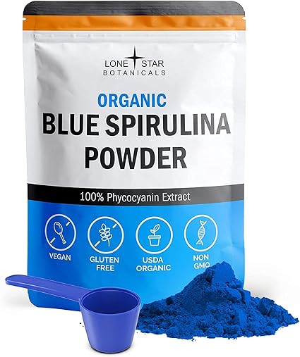 Organic Blue Spirulina Powder by Lone Star Botanicals