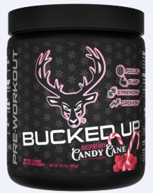 Bucked Up PreWorkout Raspberry Candy Cane Special Edition by Das Labs