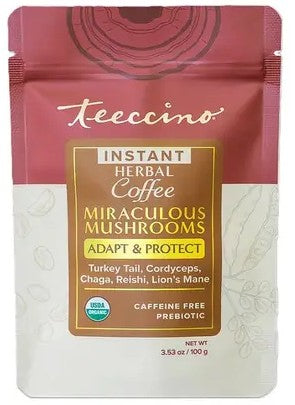 Instant Herbal Coffee Miraculous Mushroom Adapt & Protect by Teeccino