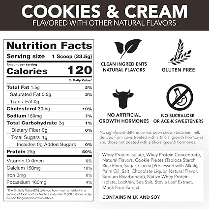 Clean Rival Whey Natural Cookies & Cream by Rival Nutrition