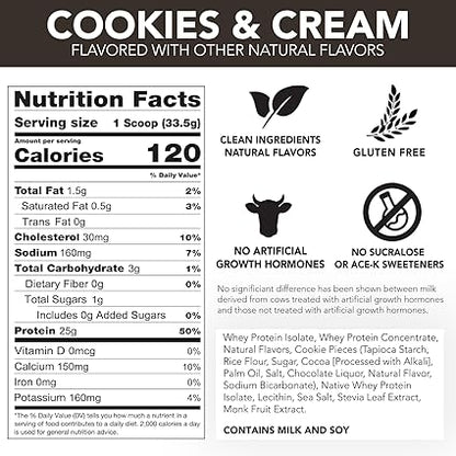 Clean Rival Whey Natural Cookies & Cream by Rival Nutrition