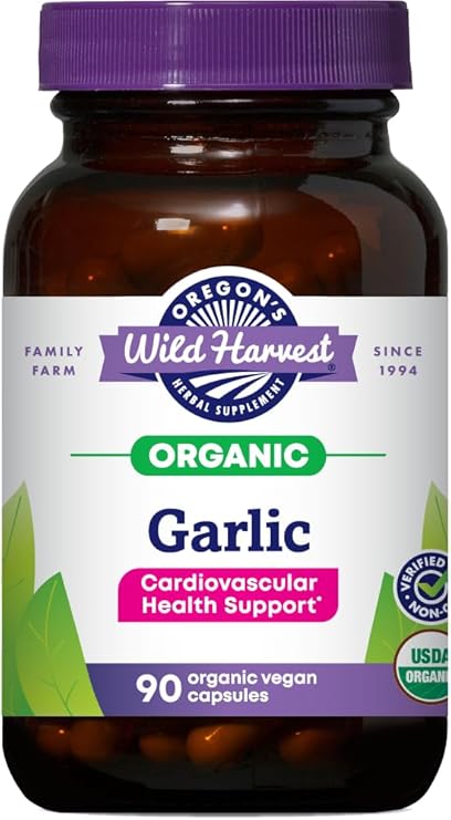 Organic Garlic Capsuls by Oregon's Wild Harvest