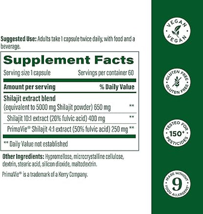 Shilajit with Fulvic Acid Capsules by MegaFood