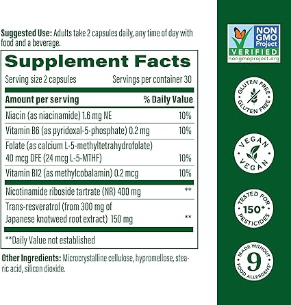 NAD+ Boost Capsules by MegaFood