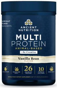 Multi Protein Animal Based + Creatine Vanilla Bean by Ancient Nutrition