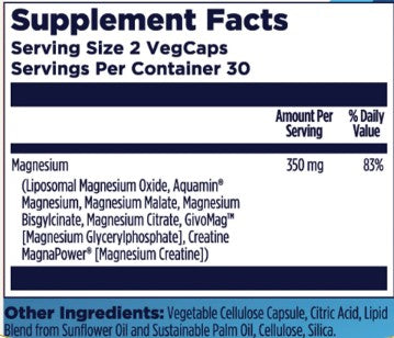 Magnesium Complex 7 Capsules by Kal