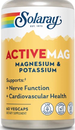 ActiveMag Magnesium & Potassium Capsules by Solaray