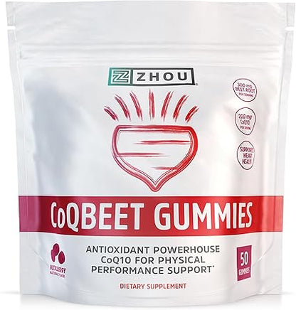 CoQBeet Huckleberry Gummies by Zhou