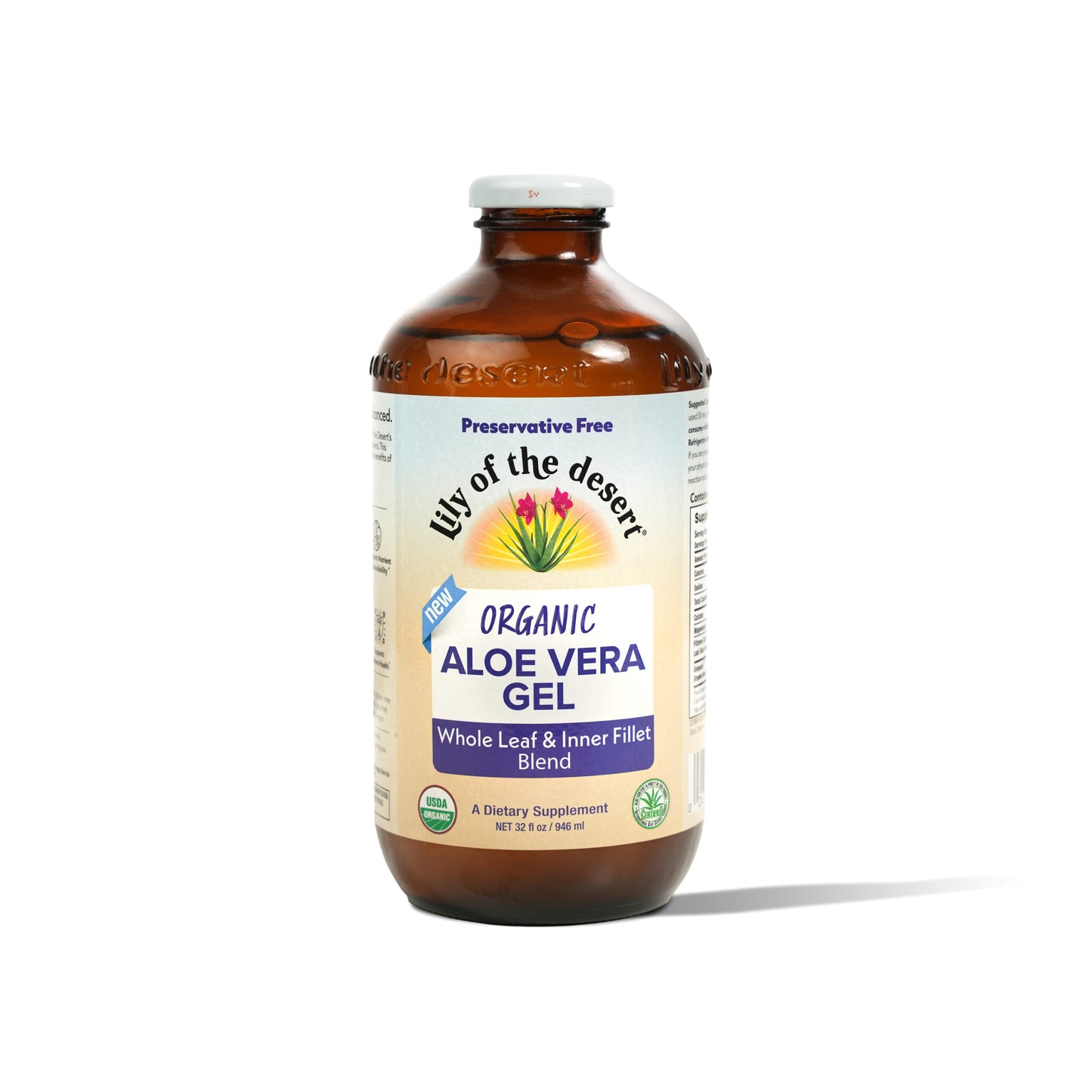 Organic Preservative Free Aloe Vera Gel by Lily of the Desert