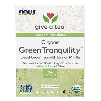 Green Tranquility Decaf Tea by Now Foods