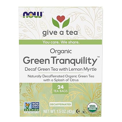 Green Tranquility Decaf Tea by Now Foods