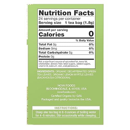Green Tranquility Decaf Tea by Now Foods