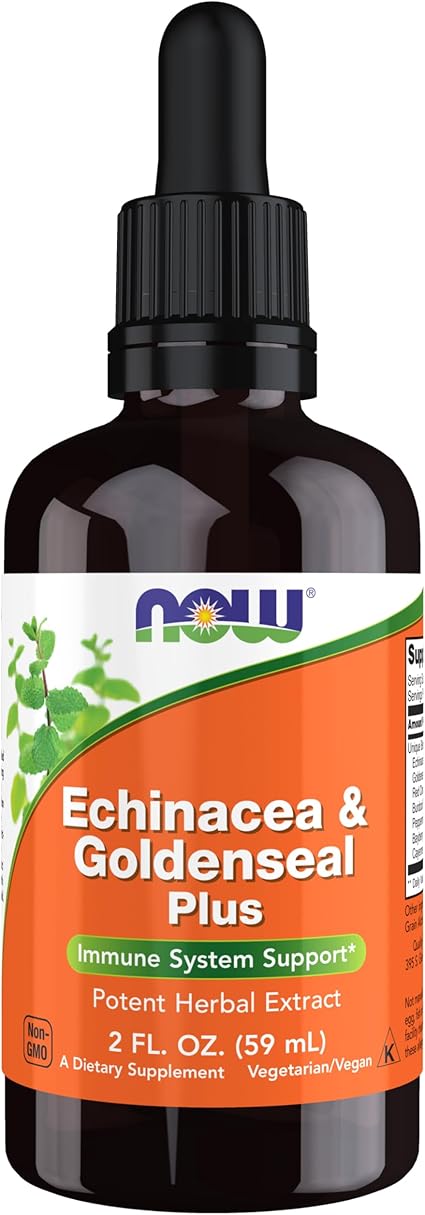 Echinacea Goldenseal Plus Tincture by Now Foods