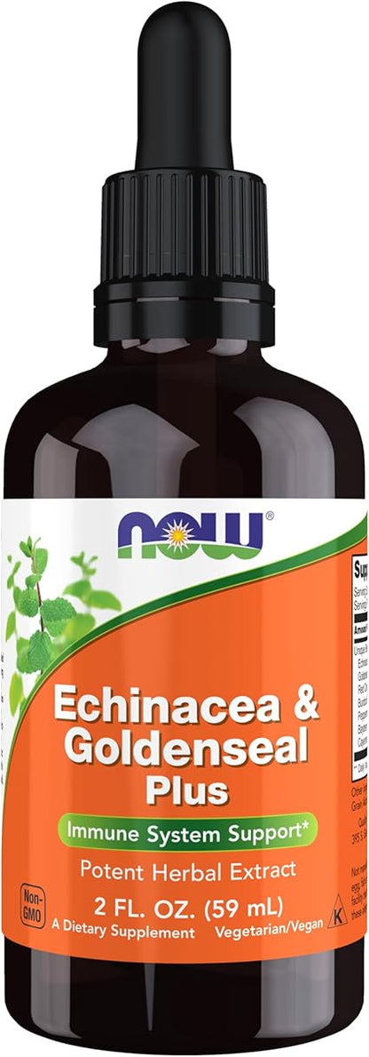 Echinacea Goldenseal Plus Tincture by Now Foods