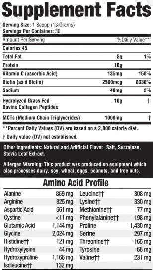 Collagen Peptides Cafe Series French Vanilla by MuscleSport