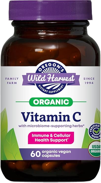 Organic Vitamin C Capsules by Oregon's Wild Harvest