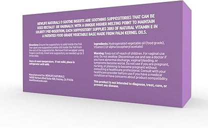 E-Soothe Vitamin E Vaginal Suppositories by New Life Naturals