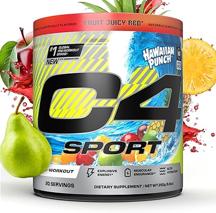 C4 Sport Fruit Juicy Red Hawaiian Punch by Cellucor