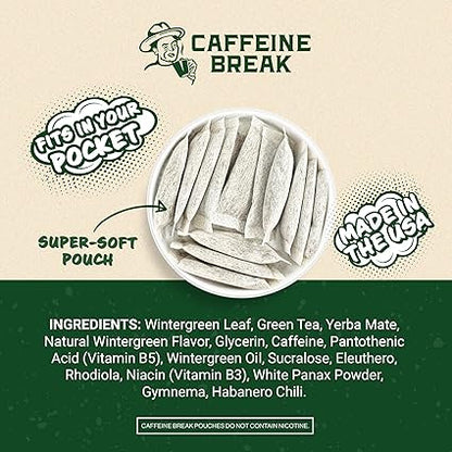 Caffeine Pouch Wintergreen 50mg by ALP Supply Co