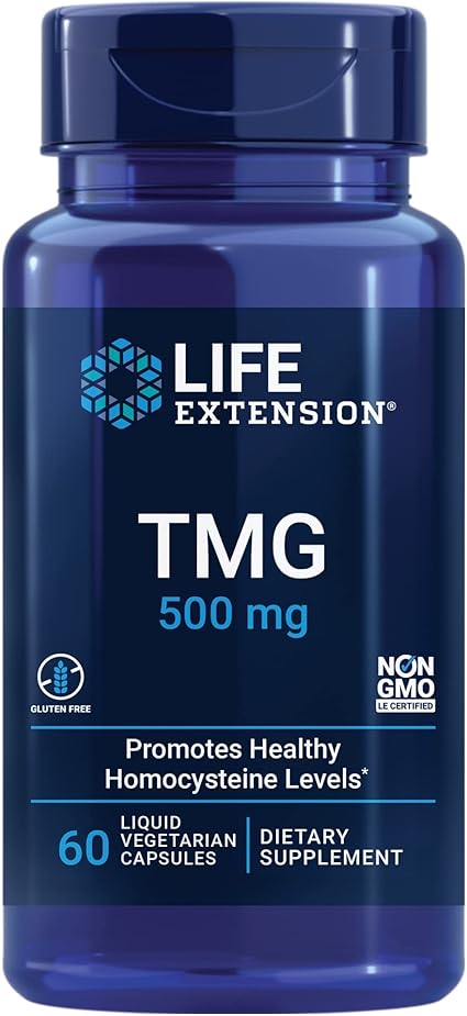 TMG 500mg Liquid Capsules by Life Extension