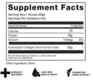 Clean Collagen Peptides Unflavored by Rival Nutrition
