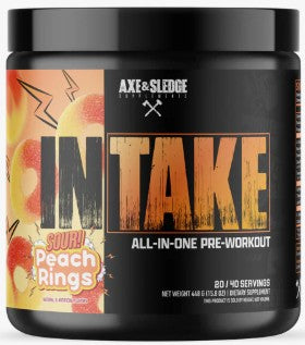 Intake Sour Peach Rings PreWorkout by Axe & Sledge